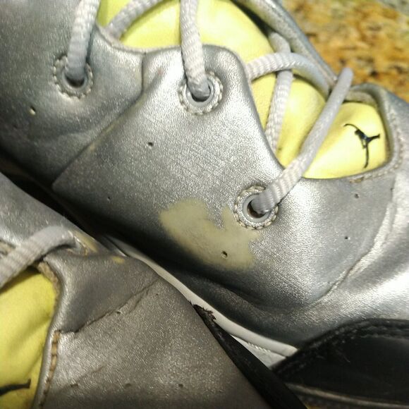 Nike Air Jordan Melo 1.5 Men Sz 10.5 - Wolf Gray Volt 631310-013 Carmelo Anthony - Picture 6 of 12